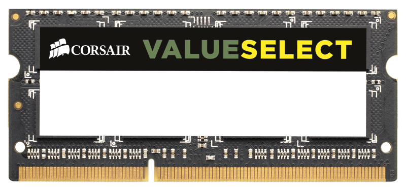 Памет Corsair DDR3, 1600MHZ 8GB 1×204 SODIMM 1.5V, Unbuffered