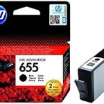 Консуматив HP 655 1-PACK Original Ink Cartridge; Black;  Page Yield 550; HP DeskJet Ink Advantage 3525; 4615; 4625; 5525; 6525