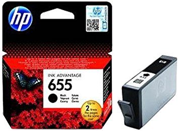 Консуматив HP 655 1-PACK Original Ink Cartridge; Black;  Page Yield 550; HP DeskJet Ink Advantage 3525; 4615; 4625; 5525; 6525