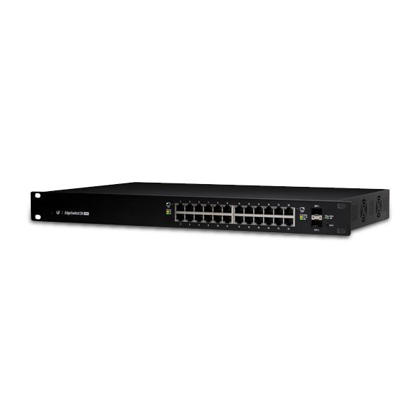 Ubiquiti Edge Switch, ES-24-250W,  24 Port Gigabit, 2 x SFP, PoE+, up to 250W