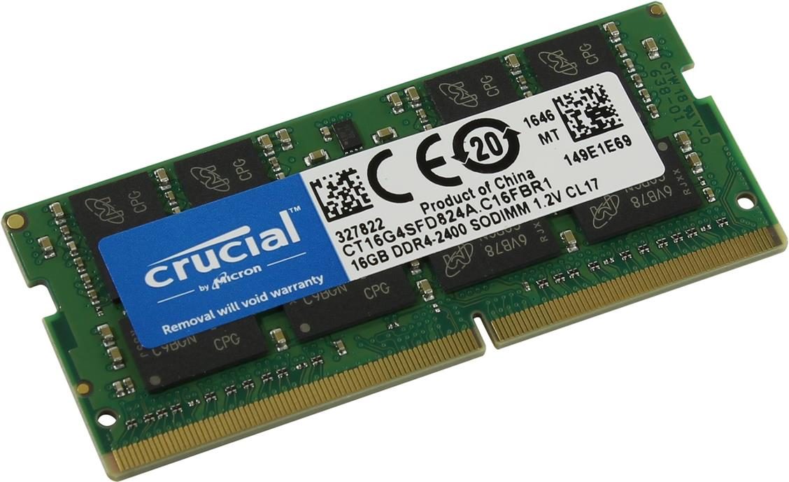 KINGSTON 16GB 2400MHz DDR4 Non-ECC CL17 SODIMM 2Rx8 Lifetime