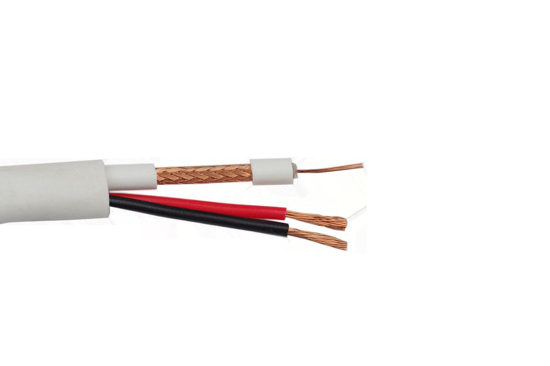 Micro Coaxial cable RG59+2C power cable, 200 m.