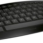 Клавиатура MICROSOFT Arc, Multimedia Function, Черен, С опаковка, 1-pk