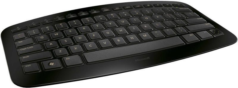 Клавиатура MICROSOFT Arc, Multimedia Function, Черен, С опаковка, 1-pk
