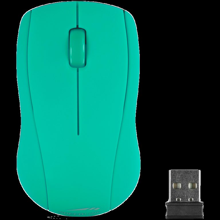 Speedlink SNAPPY Mouse – Wireless USB, 3-button, Range of up to 8m, 1,000dpi optical sensor, Suitable for right or left handers, turquoise