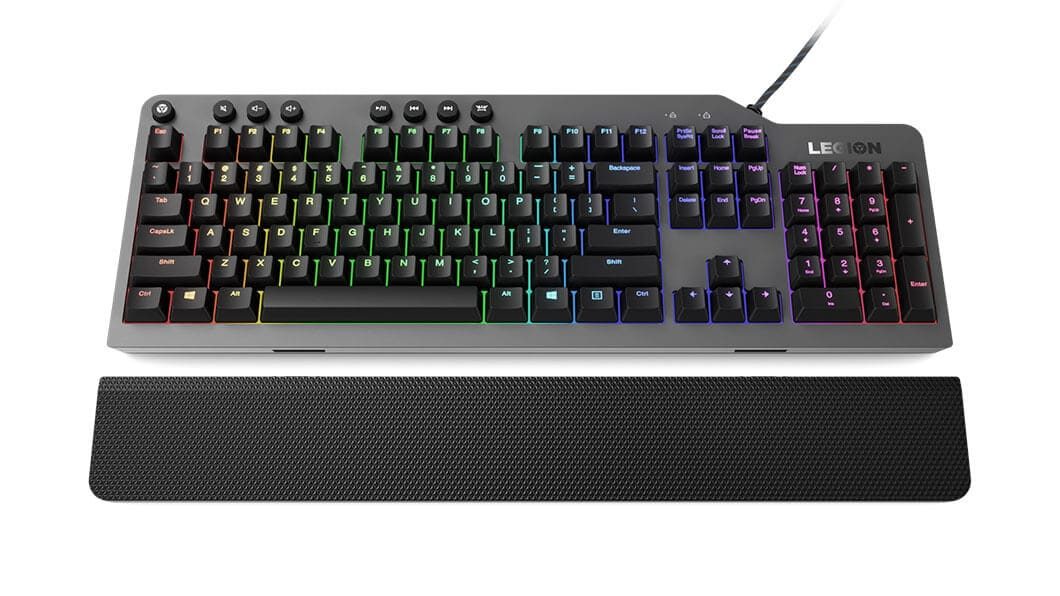 Lenovo Legion K500 RGB Mechanical Gaming Keyboard(16.8M Colors RGB per key, dedicated Game Mode key, 50M click, Red Mechanical S