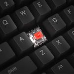 Lenovo Legion K500 RGB Mechanical Gaming Keyboard(16.8M Colors RGB per key, dedicated Game Mode key, 50M click, Red Mechanical Switch, 100% anti-ghosting, Palm Rest, 1.8m Braided cable, USB, US layout) Black + Iron Grey