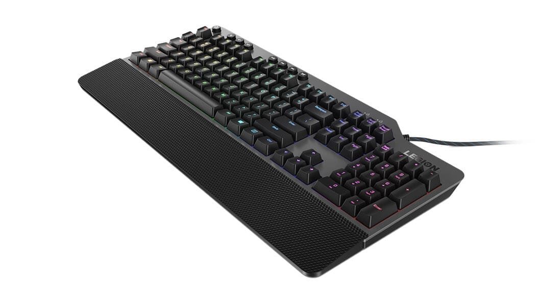 Lenovo Legion K500 RGB Mechanical Gaming Keyboard(16.8M Colors RGB per key, dedicated Game Mode key, 50M click, Red Mechanical S