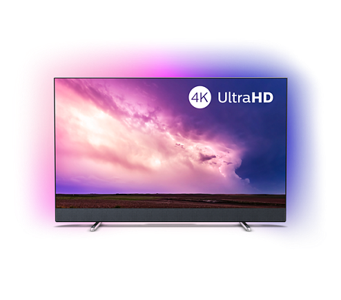 Philips 50″ 4K UHD LED Android TV с 3-странен Ambilight, 2100 Picture Performance Index HDR 10+ Видео процесор P5 Perfect Picture, Bowers & Wilkins вграден звуков панел, Dolby Vision, Dolby Atmosр DVB-T/T2/T2-HD/C/S/S2, Изкуствен интелект с гласово управление. Вграден Google Assistant. Работи с Alexa