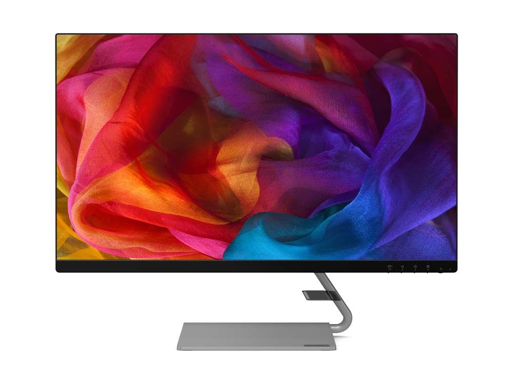 Lenovo Q27q-10 27” QHD IPS (2560×1440) Monitor, 178/178, 4ms, 300cd/m2, 3M:1, 3W X 2 Speaker, 109 dpi, AMD FreeSync, Anti-glare, VESA Mount, HDMI, DP, Bronze (3 years warranty)