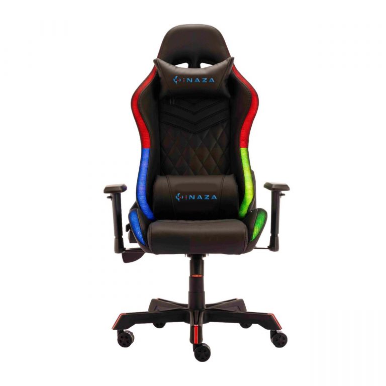RGB геймърски стол Inaza Rainbow RBW01-BK