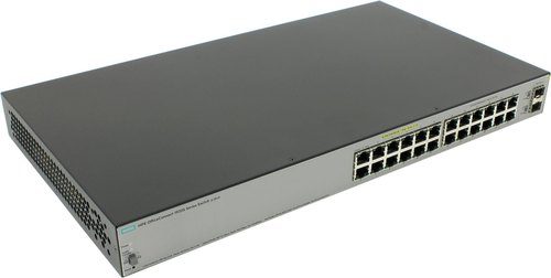 Комутатор HPE OfficeConnect 1920s, 24 x 1G ports, 12 x PoE+ (Up to 185W), 2 x SFP
