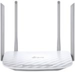 Router TP-Link AC1200 Dual-Band Wi-Fi Router, 802.11ac/a/b/g/n, 867Mbps at 5GHz + 300Mbps at 2.4GHz, 5 10/100M Ports, 4 fixed antennas, WPS, IPv6 Ready, Tether App