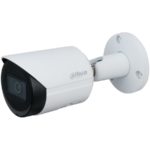 Dahua IP camera 4MP, WDR bullet, 1/3″ CMOS, 2688×1520 Effective Pixels, H.256, 20fps@4MP, Fixed lens, Focal Length 2.8mm, IR Distance – up to 30m, 0.008Lux (colour), 0Lux (IR on), micro SD card (up to 256GB), PoE, 12V DC 5W, IP67 outdoor.