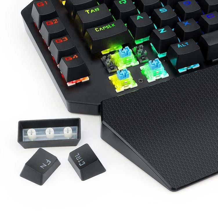 RGB Геймърска клавиатура Redragon Ida K583RGB за една ръка