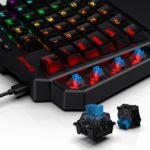 RGB механична геймърска клавиатура за една ръка Redragon Diti K585RGB