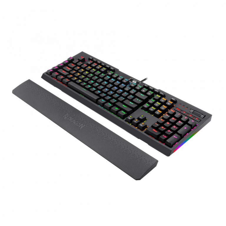 Механична RGB геймърска клавиатура Redragon Brahma PRO K586PRO-BK