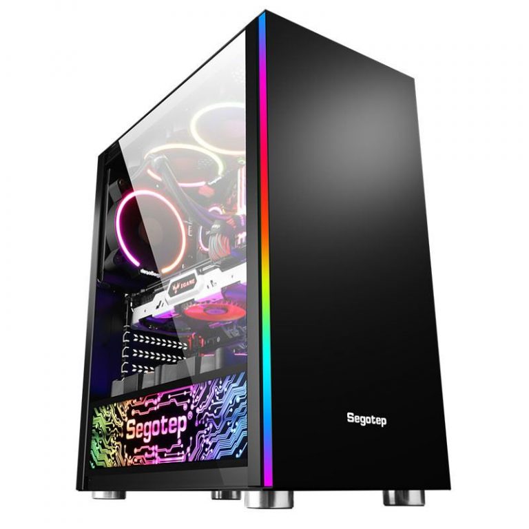 Комплект кутия за Segotep MEX SG-FS1-BK+захранване Segotep GTR-550 550W